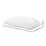 Giselle Bedding Memory Foam Pillow Single Size Twin Pack PILLOW-MEFO-RAYON-S