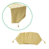 Faux Silk Jacquard Table Runner Gold 32 x 180 cm V442-ABR-TABLER-FAUXSILKJACQUARD180-GOLD-SH