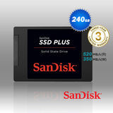 SanDisk SSD Plus 240GB 2.5 inch SATA III SSD SDSSDA-240G V28-HDDSANSDSSDA240G