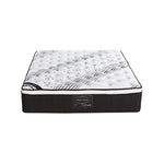 Mattress Euro Top Queen Size Pocket Spring Coil with Knitted Fabric Medium Firm 33cm Thick V43-MAT-EETL-Q