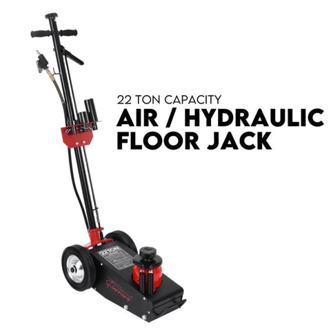 Low Profile 22 Ton Air Hydraulic Trolley Jack Floor Garage Truck Service Jack V379-FLRJAKAH022006