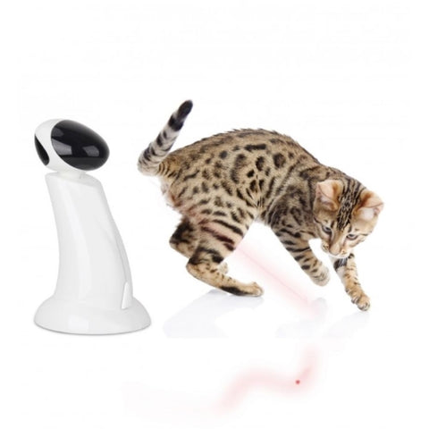 Laser Beam Cat Toy - Interactive Automatic Robot Pointer Pet Kitty Play - AFP V238-SUPDZ-25708835910