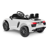 R8 Spyder Audi Licensed Kids Electric Ride On Car Remote Control White CAR-SPD-WH