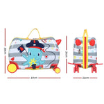 Wanderlite 17" Kids Ride On Luggage Children Suitcase Trolley Travel Octopus LUG-ABS-KIDS-OCT