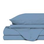 Royal Comfort 1500 TC Cotton Rich Fitted sheet 4 PC Set King-Indigo ABM-232259