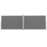 Instahut Side Awning Sun Shade Outdoor Retractable Privacy Screen 1.8X6M Grey AWN-B-SIDE-BD-180-GREY