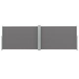 Instahut Side Awning Sun Shade Outdoor Retractable Privacy Screen 1.8X6M Grey AWN-B-SIDE-BD-180-GREY