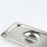 SOGA 6X Gastronorm GN Pan Lid Full Size 1/2 Stainless Steel Tray Top Cover GP5502-JLID2F-X6