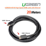 UGREEN High speed HDMI cable with Ethernet full copper 20M V28-ACBUGNHDMI20M