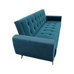 Ava Tufted Velvet Sofa Bed by Sarantino - Green SOFA-6001-VEL-GN