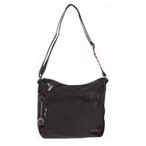 FIB Crossbody Shoulder Bag RFID Blocking Travel Wallet Strap - Black V563-1730RXXBLACK