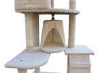 YES4PETS 193cm Cat Scratching Tree Post Sisal Pole Scratching Post Scratcher Tower Condo Beige V278-CT193-BEIGE