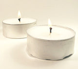 Bulk Buy Large Tealight Candles 6cm Wide in silver foil cup 100 in a pack - Party Event Wedding BBQ V382-GTL100