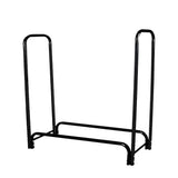 Firewood Rack Holder 4FT Fireplace Tool HW0176-4FT-BK
