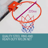 Dr.Dunk Indoor Mini Basketball Hoop Ring Backboard Kit Door Mounted Mount Kid Set V219-SPTBBLDRDAMNB