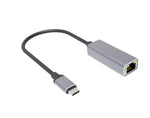 20cm USB 3.1 Type-C Male to Female Ethernet Adapter 005.001.1034