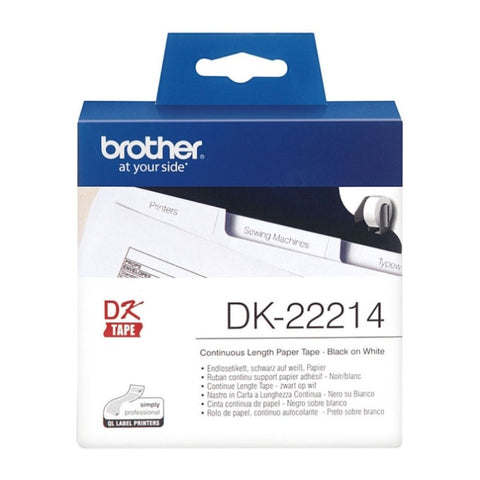BROTHER DK22214 White Roll V177-D-BDK22214