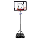Everfit 2.6M Basketball Hoop Stand System Adjustable Portable Pro Kids Clear BAS-HOOP-260