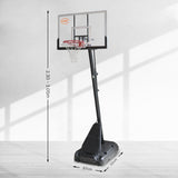 Kahuna Portable Basketball Hoop System 2.3 to 3.05m for Kids & Adults BBS-ZY-029-54