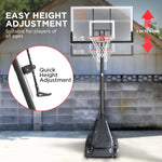 Kahuna Portable Basketball Hoop System 2.3 to 3.05m for Kids & Adults BBS-ZY-029-54