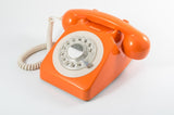 GPO RETRO GPO 746 ROTARY TELEPHONE - ORANGE V177-IW-GPO-ROTY-ORG