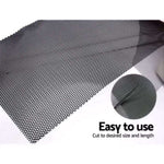 Gardeon Gutter Guard Aluminium Mesh 60M 100x20cm Black ALUM-MESH-0730-BK-COM-60