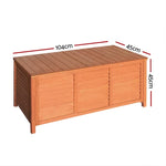 Gardeon Outdoor Storage Bench Box 210L Wooden Patio Furniture Garden Chair Seat FF-WD-SB-1040