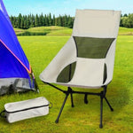 Camping Chair Folding Outdoor Portable Lightweight Fishing Chairs Beach Picnic L OD1037-L-BG