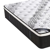 Mattress Euro Top Queen Size Pocket Spring Coil with Knitted Fabric Medium Firm 33cm Thick V43-MAT-EETL-Q