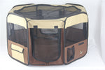 YES4PETS Medium Brown Pet Dog Cat Puppy Rabbit Tent Soft Playpen V278-SP4858_BROWN