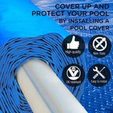 AURELAQUA Solar Swimming Pool Cover 400 Micron Heater Bubble Blanket 9.5x5m V219-SWPCOVAURA95S