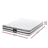 Giselle Bedding 21cm Mattress Pillow Top King MATTRESS-0754-PT-K