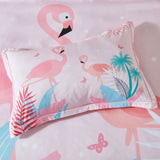 Flamingo Kids Quilt Cover Set - Double Size V493-SM-D-05