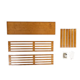 Bamboo Shoe Rack Wooden Bench Storage Organiser Cabinet Holder Stool V63-843071