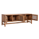 Jasmine ETU Entertainment TV Unit 160cm 4 Door Mindi Wood Rattan - Brown V315-VOUT-BELT-02