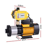 Giantz Garden Water Pump High Pressure 2000W Multi Stage Tank Rain Irrigation Yellow PUMP-ST5-SS-OG-YEL