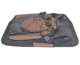 YES4PETS Large Fordable Pet Dog Puppy Soft Crate With Curtain-Brown V278-SC7052-L_BROWN