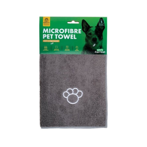 Pet Basic 24PCE Microfibre Towels Super Absorbent Fast Drying 40 x 60cm V293-232888-24