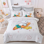 Rabbit Kids Quilt Cover Set - King Single Size V493-SM-KS-04