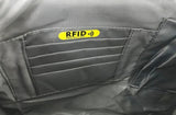 FIB Crossbody Shoulder Bag RFID Blocking Travel Wallet Strap - Black V563-1730RXXBLACK