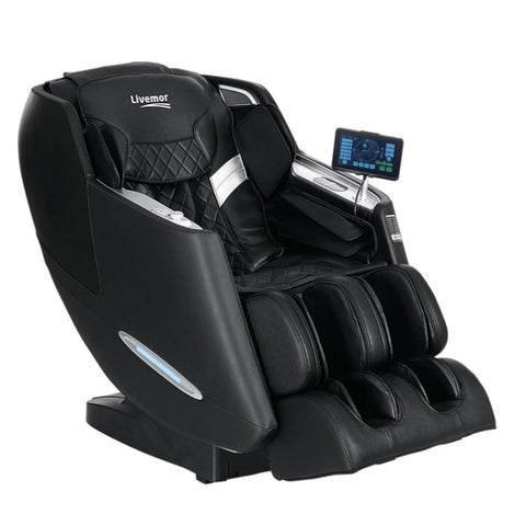 Livemor Massage Chair Electric Recliner Home Massager Oren MASCHR-B-3D-OREN-BK