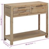 Console Table 82x33x73 Cm Solid Acacia Wood 43_245684