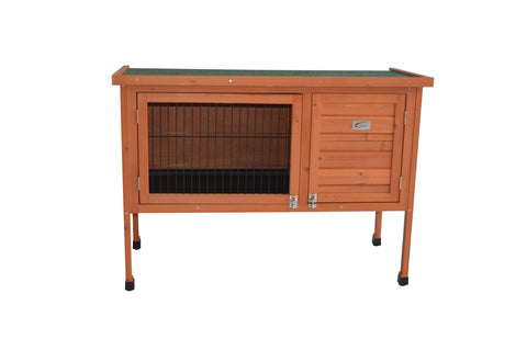 YES4PETS Large Single Wooden Pet Rabbit Hutch Guinea Pig Ferret Cage V278-RH403