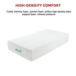 Palermo King Single Mattress 30cm Memory Foam Green Tea Infused CertiPUR Approved V63-826491