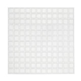 Tiles 3D Peel and Stick Wall Tile Stereoscopic Crystal White 10 Sheets V63-837061