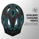 VALK Mountain Bike Helmet Medium 56-58cm MTB Bicycle Cycling Safety Accessories V219-BIKACCVLKAHM2
