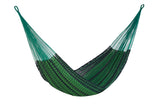Mayan Legacy Queen Size Outdoor Cotton Mexican Hammock in Jardin Colour V97-TQJARDIN