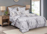 Marble Super King Size Duvet Quilt Cover Set V493-MSK-404