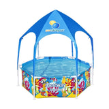 Bestway Kids Pool 183x51cm Steel Frame Swimming Play Pools Canopy 930L BW-POOL-PLAY-5618S