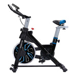 PowerTrain RX-600 Exercise Spin Bike Cardio Cycle - Blue BKE-RX-600-BU